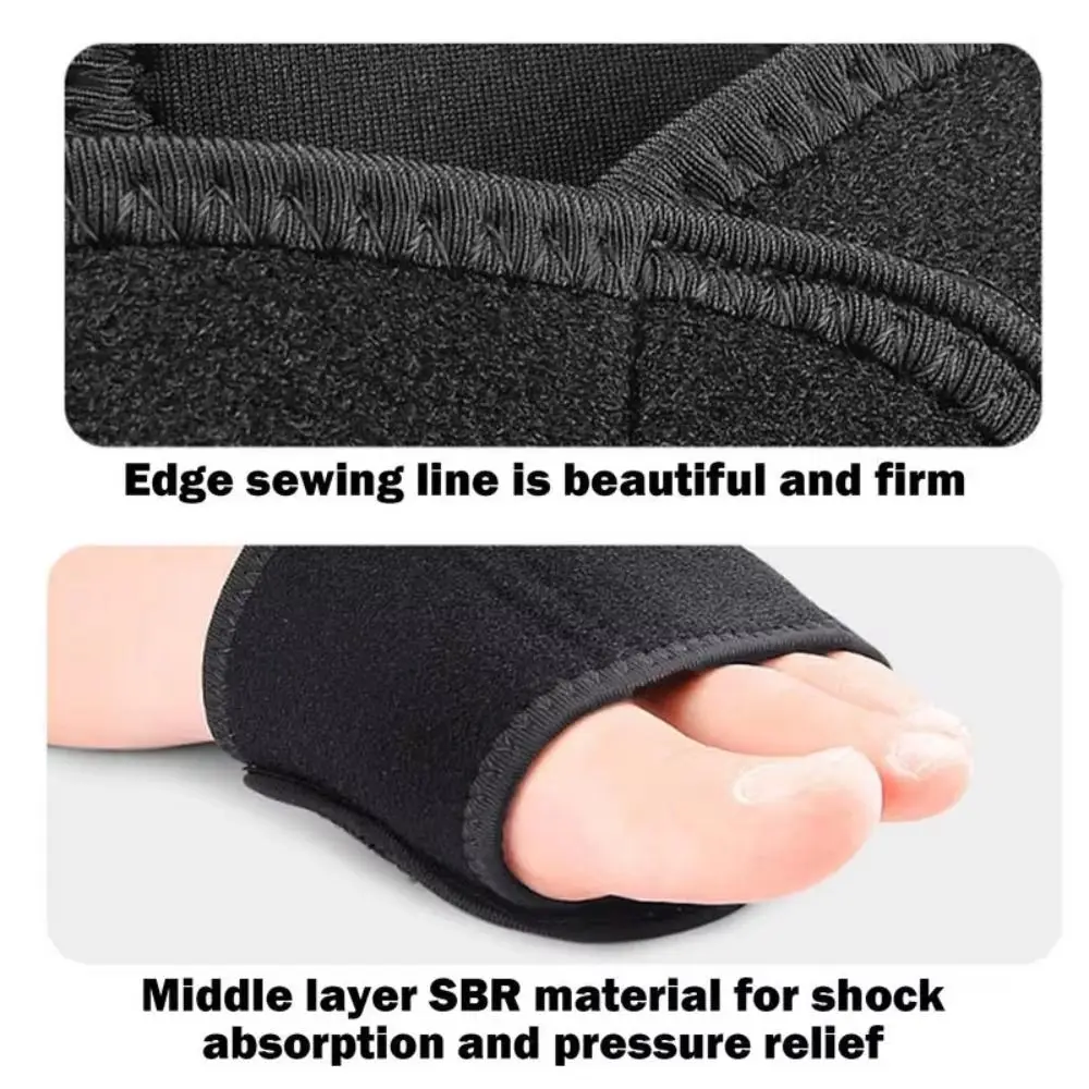 Soporte de barra de aluminio para pie, férula de compresión elástica, soporte ortopédico para pie de caída Dorsal, ajuste agradable para la piel