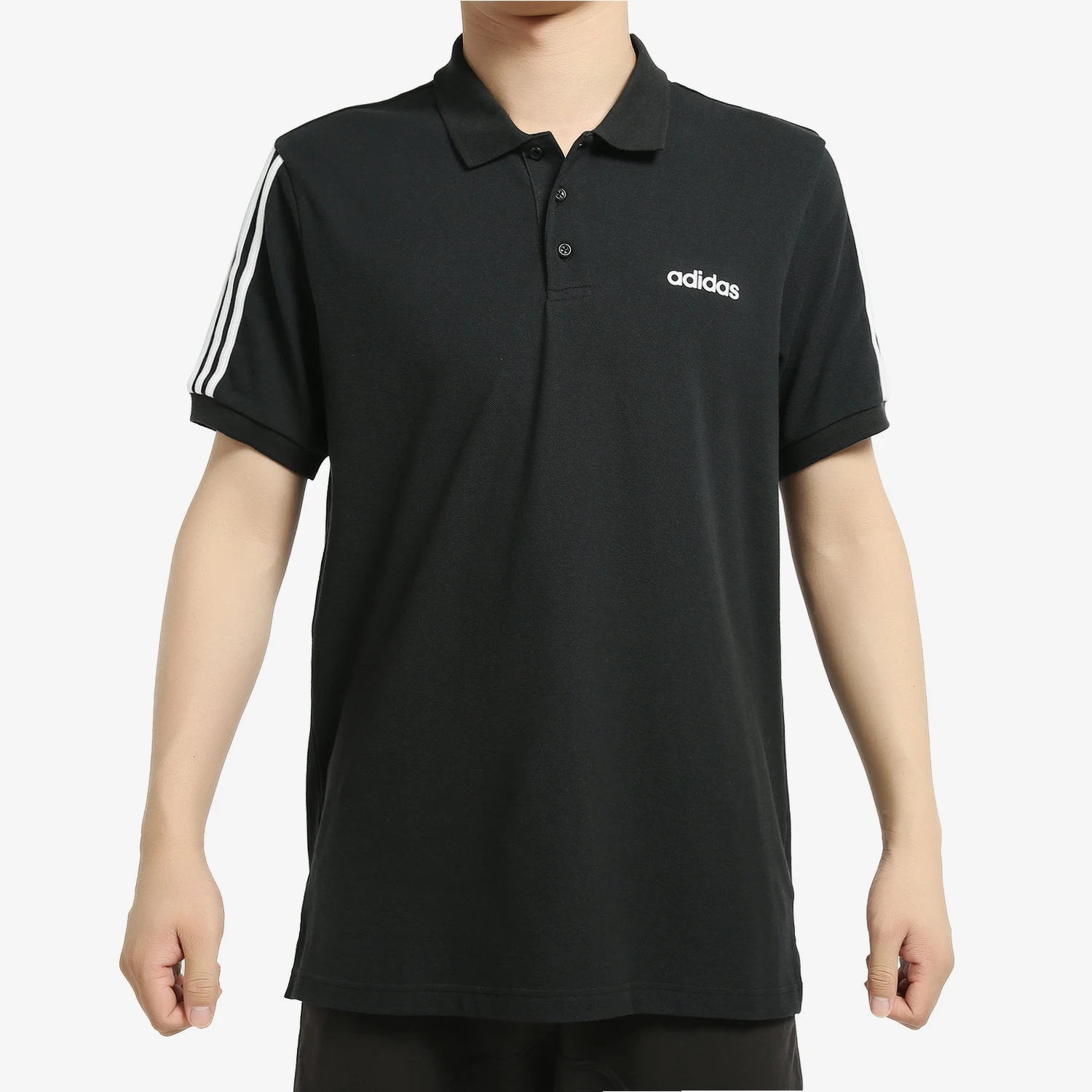 Adidas Genuine Men's Casual T-Shirt Breathable Turn-Down Collar Polo Shirt EJ0927