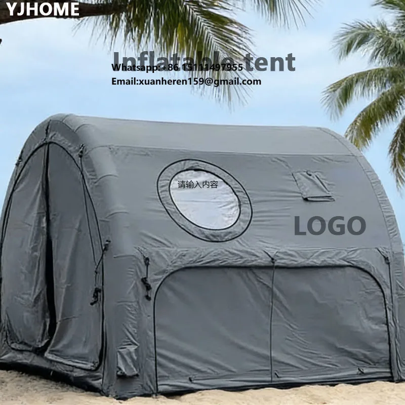 Inflatable air Tent Outdoor Camping Overnight Camping House Type Rain Proof Warm Thick Full Set of Equipment Wedding Party Tent