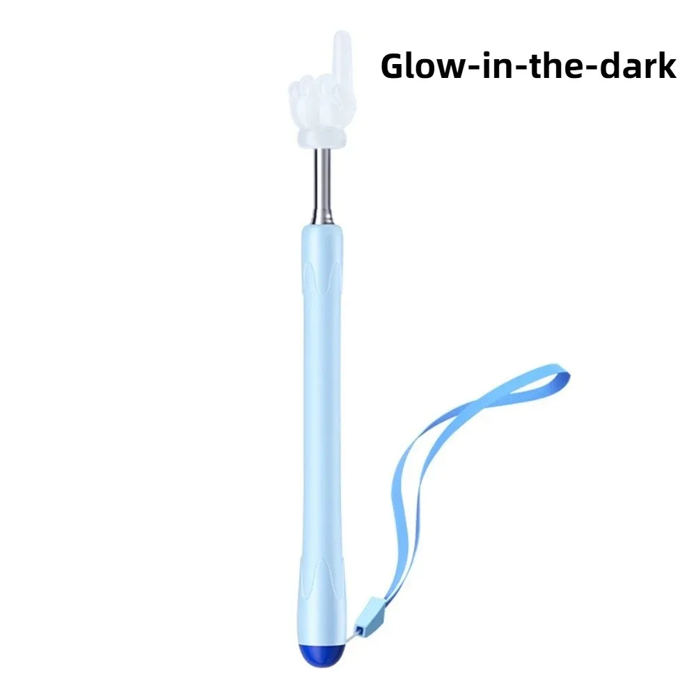 Stainless Steel Classroom Stick Supplies Reading Sticks Telescopic Whiteboard Hand Pointer Finger Design Interactive