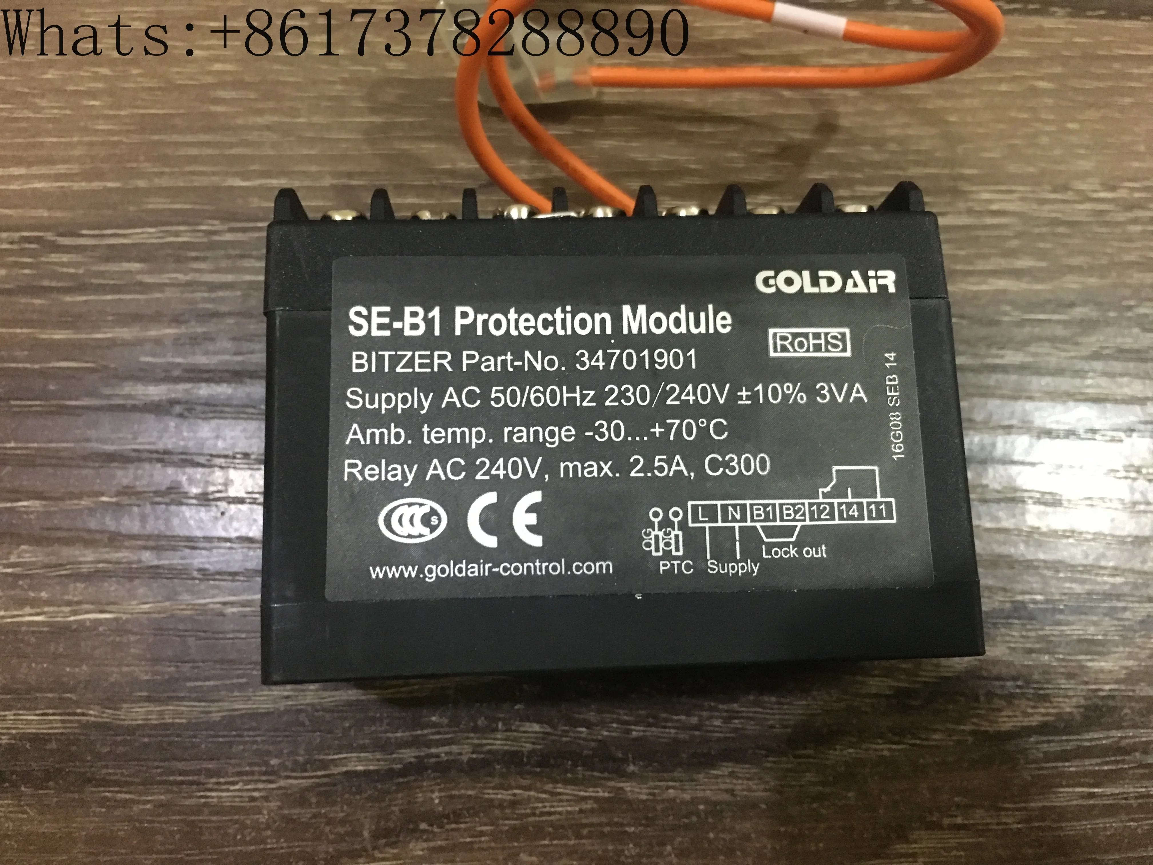 for Compressor Protector SE-B1 Motor Protection Module 34701901