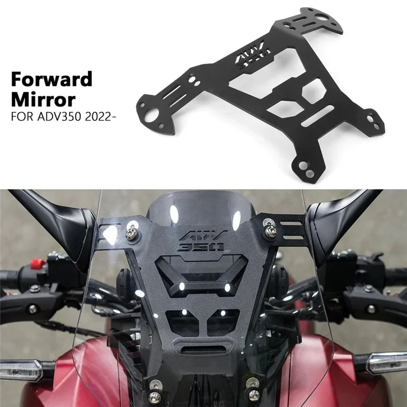 

Motorcycle Side Mirror Adapter Fixed Holder Rearview Mirror Forward Bracket For HONDA ADV350 ADV 350 2022 2023 2024