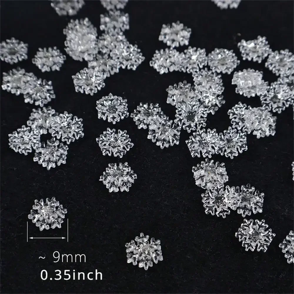 30pcs Sparkling Snowflakes Colorful Winter Theme Handmade Party Decorations