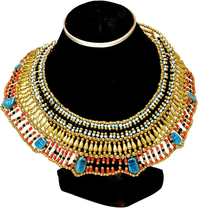 Cosplay Women Cleopatra Costume Egyptian Collar Necklace Design Costume Accessories Halloween