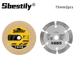2pcs 75mm Diamond Cutting Disc 3
