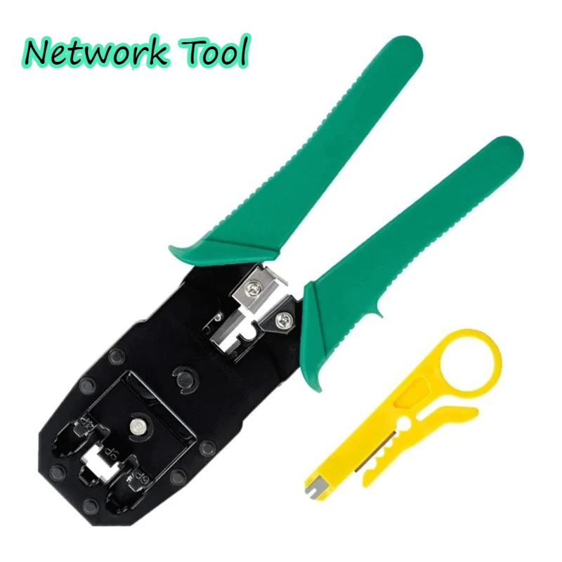 RJ45 المكشكش العقص أداة المحمولة إيثرنت شبكة كابل المكشكش أدوات القطع متجرد ذو طيات ل 6P 8P 4P RJ11 RJ12 RJ45 #1