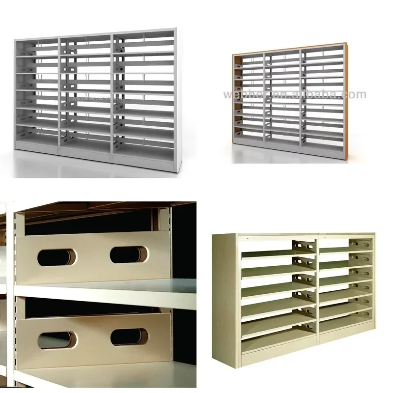 for  Commercial Bookshelf Heavy Duty Metal Storage Rack  Warehouse Office Retail Display Shelf Organizer Unit