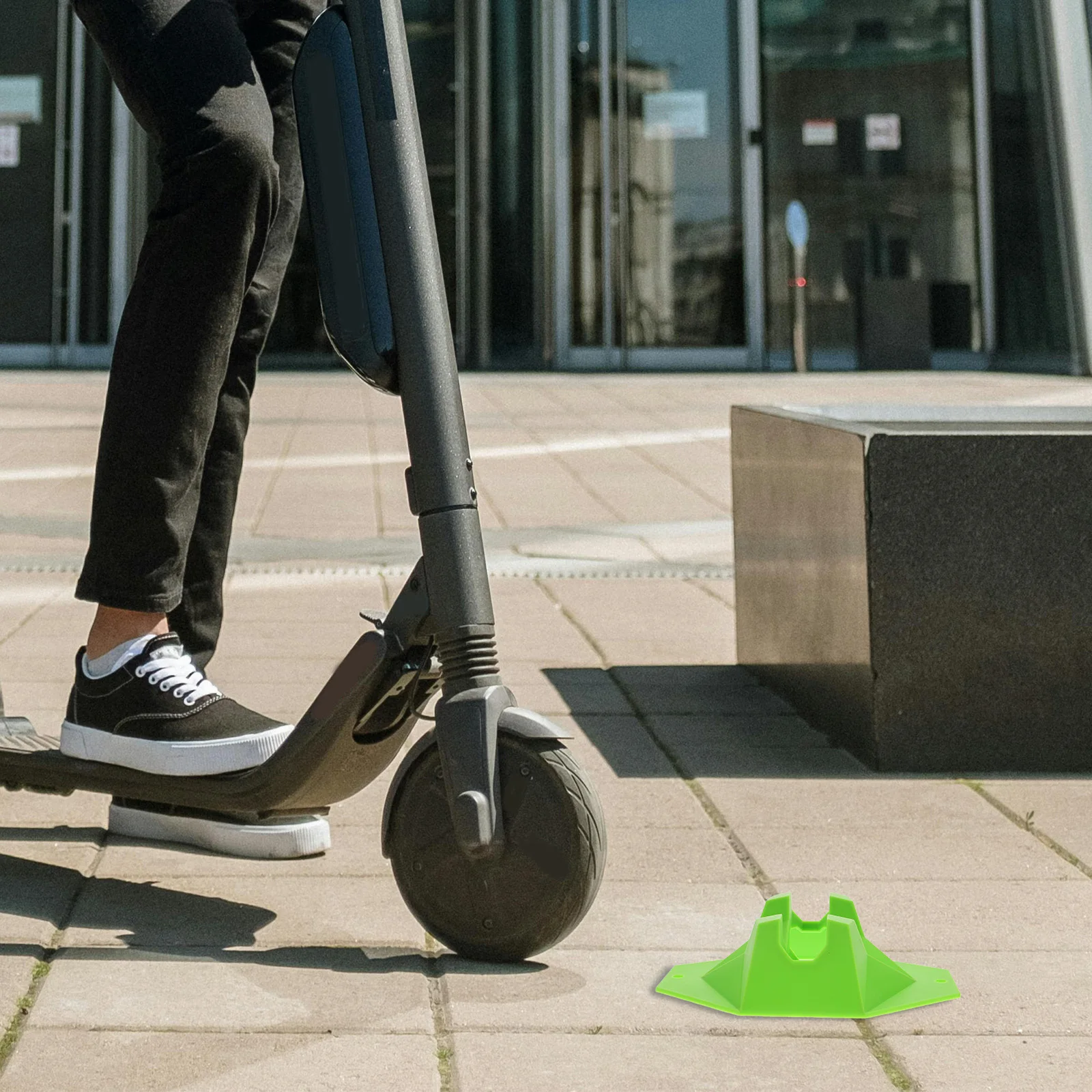 

1Set Scooter Wheel Stand Heavy Duty Plastic Parking Rack Stable Non-Slip Surface for Storage Portable Holder