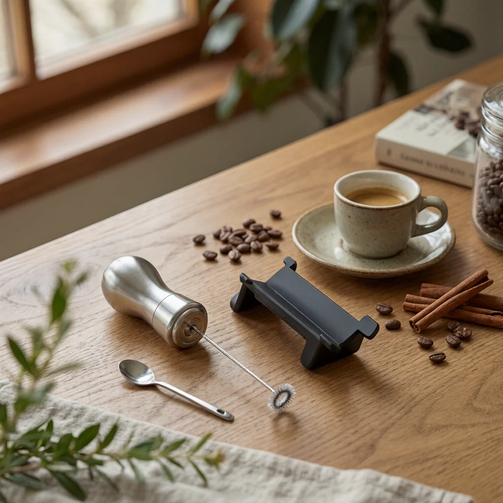 WDT Espresso Tool Compact Multi-Needle Tool Espresso Needle Distributor Acrylic Coffee Distributor Upright