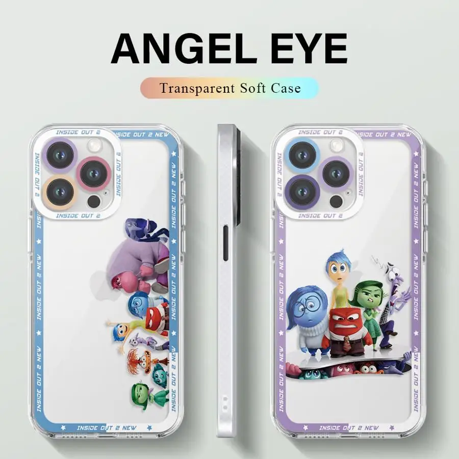 Disneys Cute Inside Out 2 Phone Case for Moto G22 2022 G32 G52 2022 G71 G72 G73 Edge 40 5G Cover