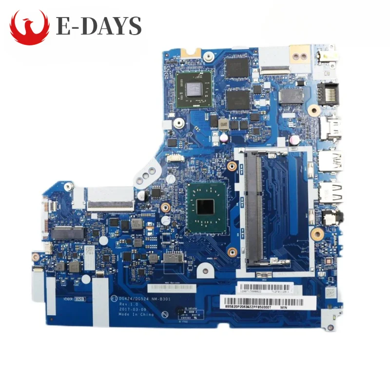 

For Lenovo Ideapad 320-15IAP Laptop Motherboard NM-B301 Motherboard with CPU N3350 N4200 GPU 2G 100% Tested Ok