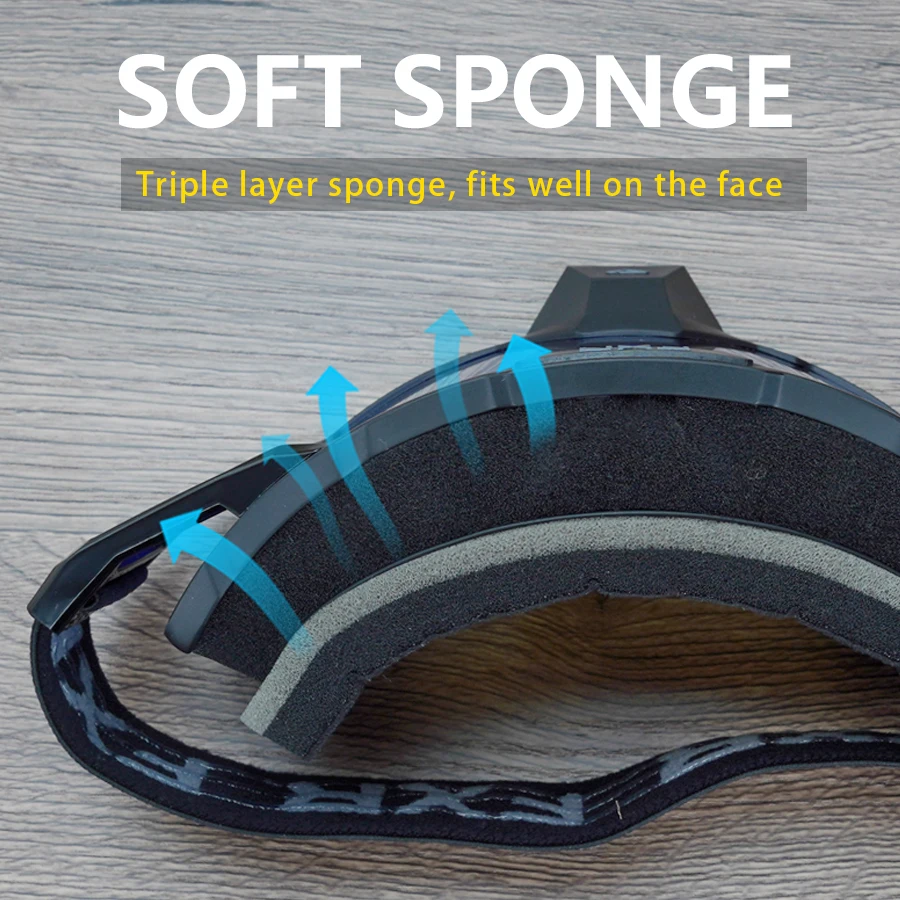 FXR COMBAT MX نظارات رياضية موتوكروس نظارات دراجة نارية قناع قسط مكافحة الضباب يندبروف حماية التزلج ركوب الدراجات