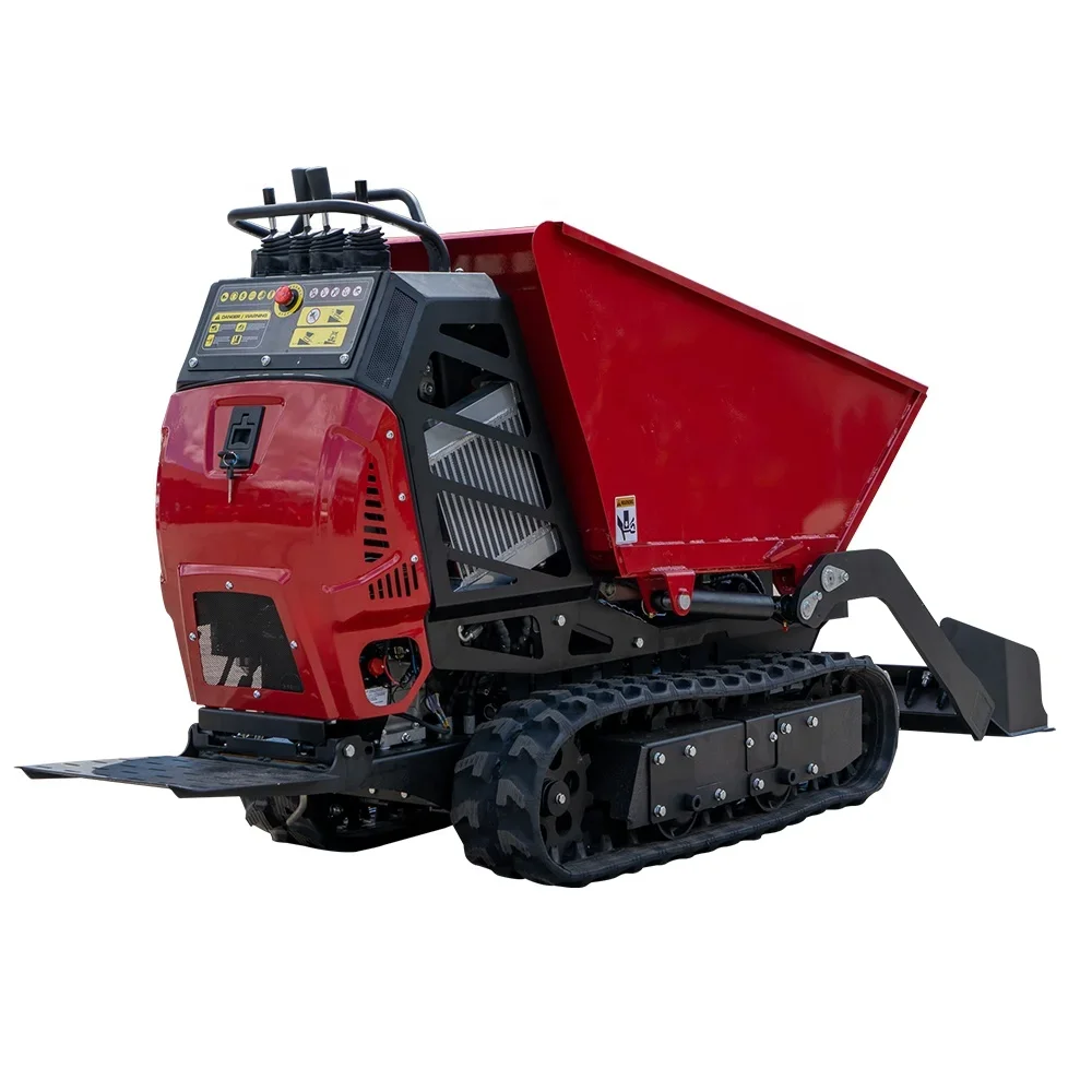 Italien Design Benzin 500kg selbst laden der Mini-Raupen kipper mit Frontlader