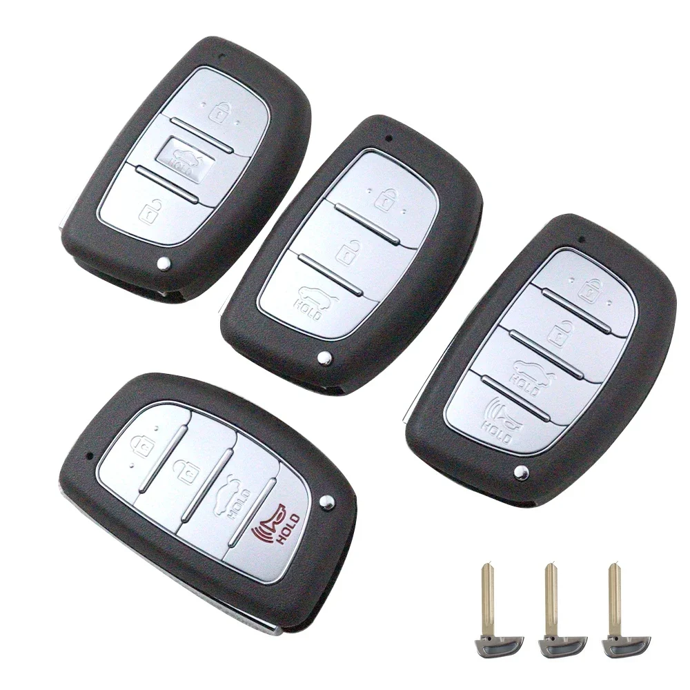 Car Key Replacement Shell Fob Case Housing for Hyundai Creta Mistra Elantra Tucson IX35 IX25 Sonata I30 Verna Creta Solaris