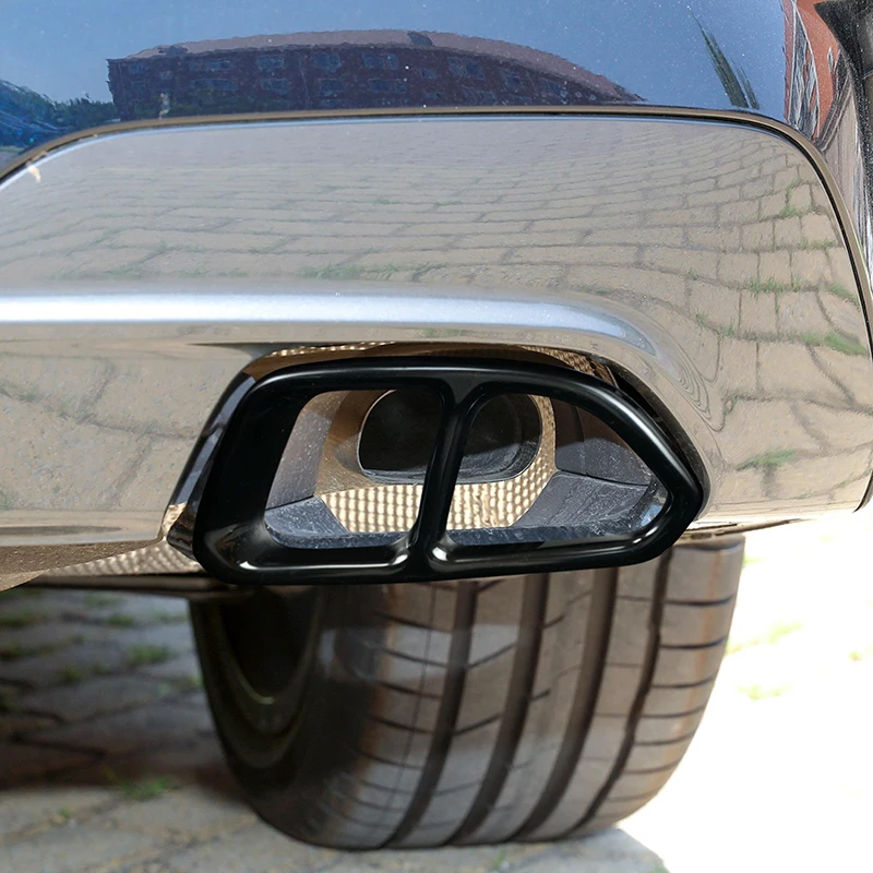 

Нержавеющая сталь, декоративная наклейка на рамку для хвоста горла для BMW 3 серии G20 G28 2020-2022, автомобильные аксессуары для выхлопной трубы