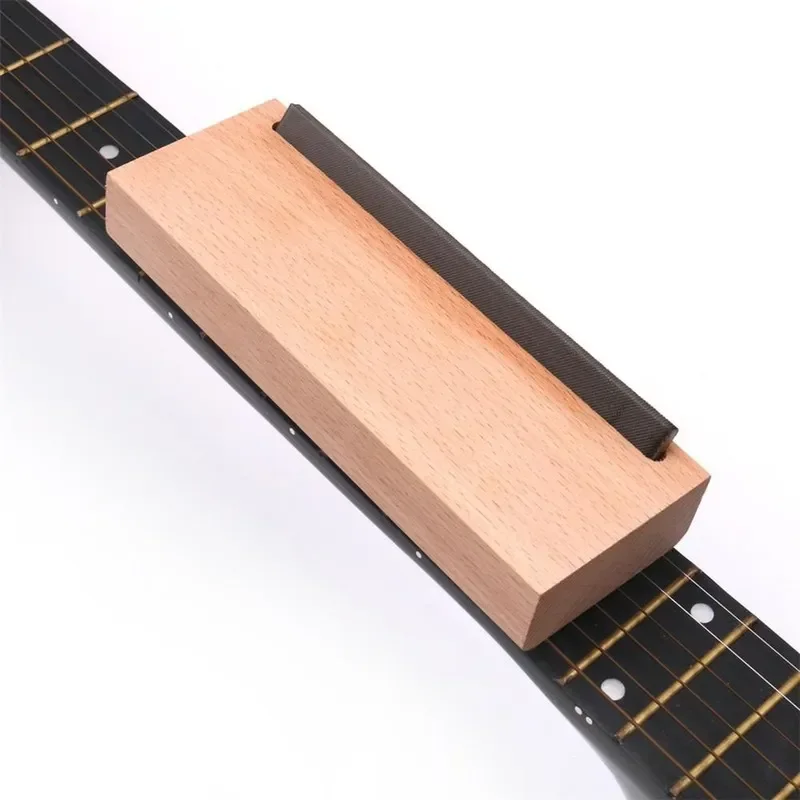 

Wooden Block Guitar Fix Fret File Ends Grind Cutting Edge Burr Repair Tool Guitarra Chamfer Fretboard Tools 175x56mm