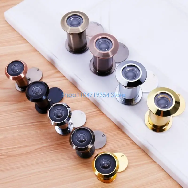 0XLD Door Eye Viewer Peephole 200 Degree Wide Angles Door Viewers with Privacy Cover