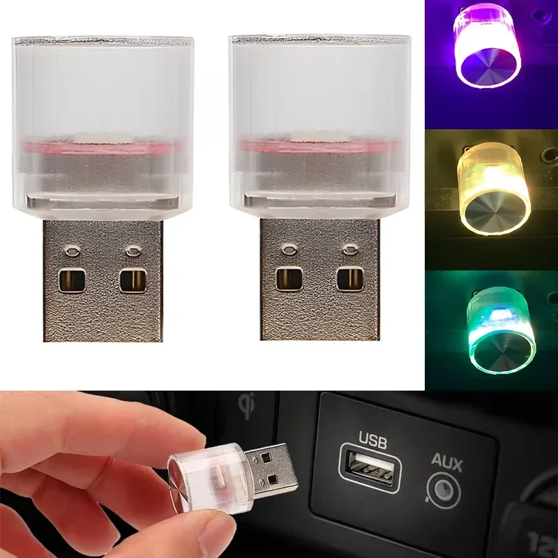 

Автомобильный мини-USB светодиодный окружающий свет, бестселлер, портативные автомобили, декоративная атмосферная лампа, красочный светильник для вечеринки, автоаксессуары Amagi