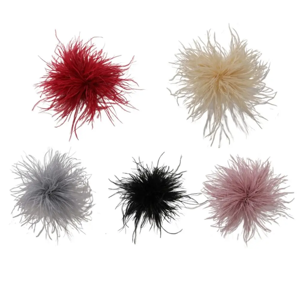 Fluffy Soft Ostrich Feather Accessory Multi-Color DIY Garment Trim Accessory Multi-Purpose DIY Handmade Accessory