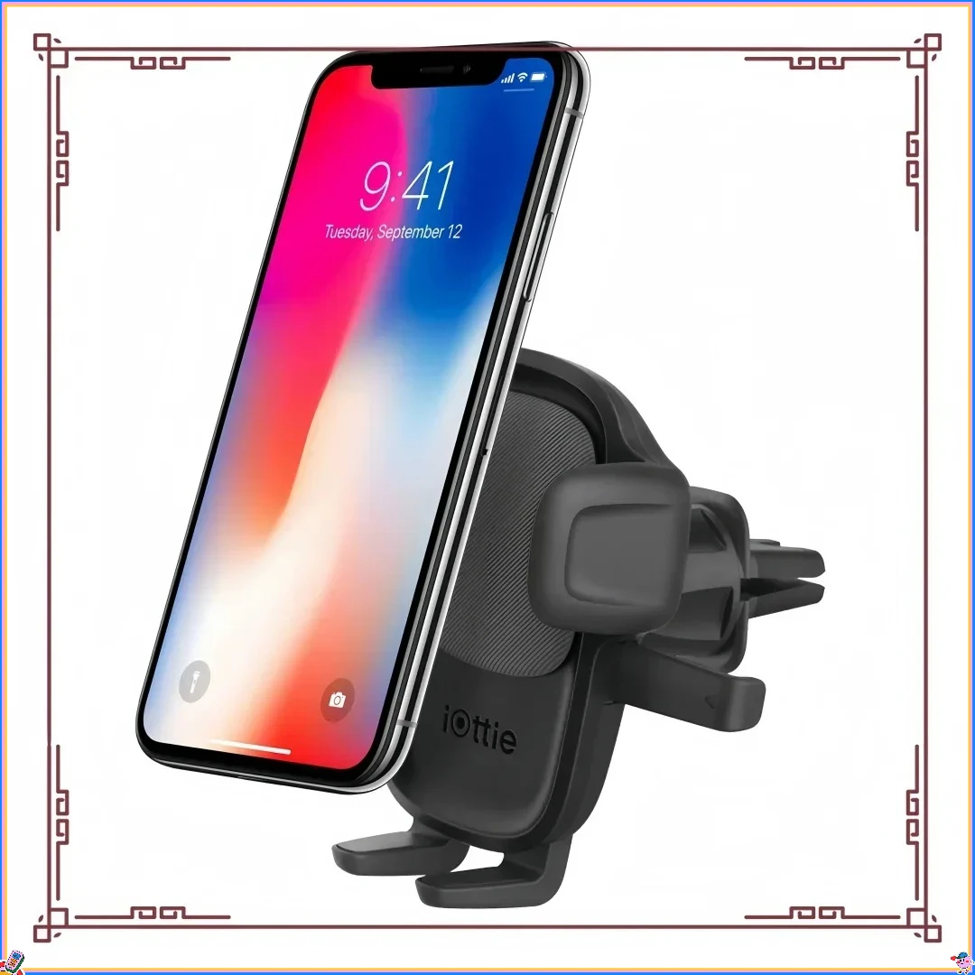 

Автомобильное крепление с быстросъемным вентиляционным отверстием — универсальный держатель для сотового телефона, использование одной рукой для навигации и поездок на работу