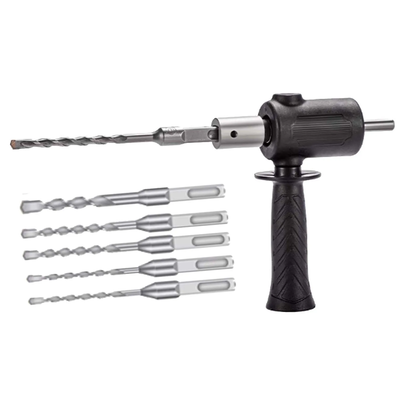 

Electric Drill to Hammer Adapter, Power Tool Converter Head for Concrete Wall, Multifunction Drill Accessories Conversion