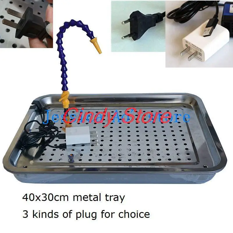 Jade Carving Tools Water Circulating Dripping Cooling Device Jade Cutting Polishing Worktable USB Water Pump with Tray