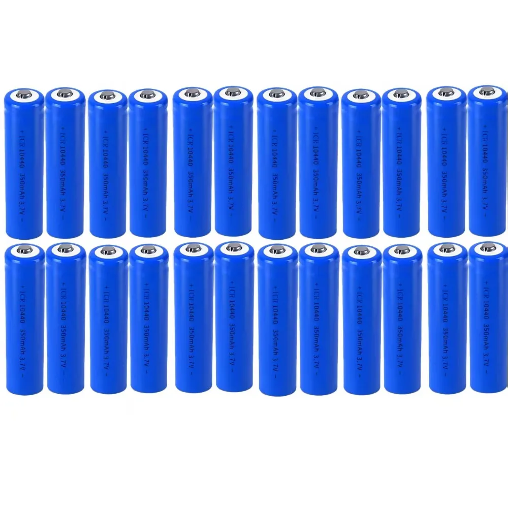 Batteria ricaricabile AAA da 3,7 V Batteria al litio 350 mAh 10440 adatta per strumenti di bellezza e utensili elettrici per rasoio elettrico