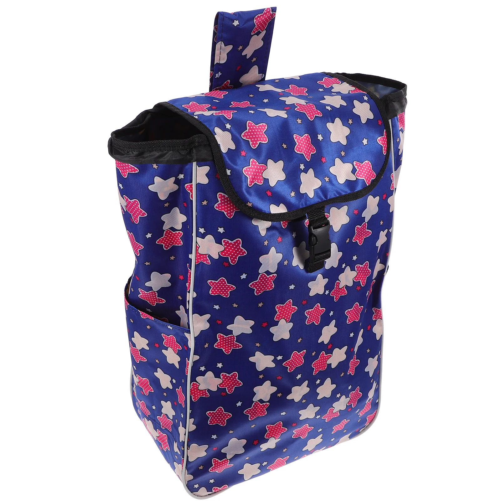 

Large Capacity Waterproof Oxford Foldable Shopping Cart Bag Durable Trolley For Grocery Laundry Market Storage Trolley Bag With