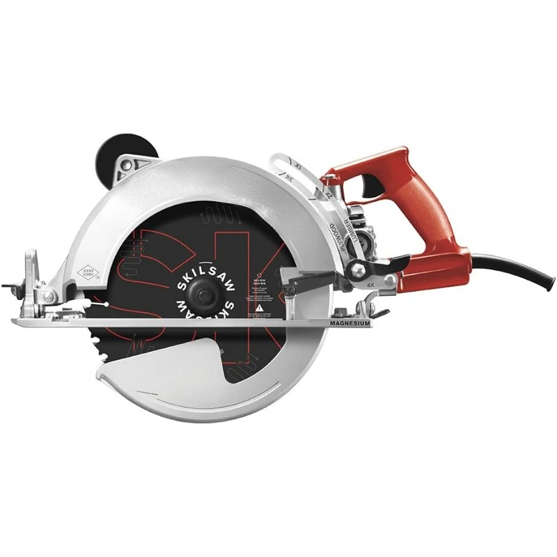 

SAW SPT70WM-01 15 Amp 10-1/4" Magnesium SAWSQUATCH Worm Drive Circular Saw,Silver