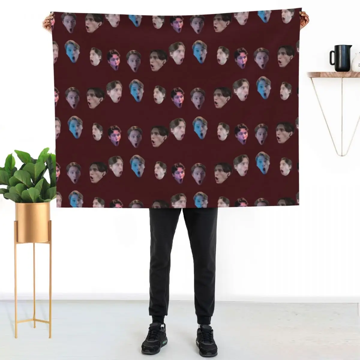 

jerma pog ( pack) Throw Blanket Soft Comfort Blanket for Reading Watching TV