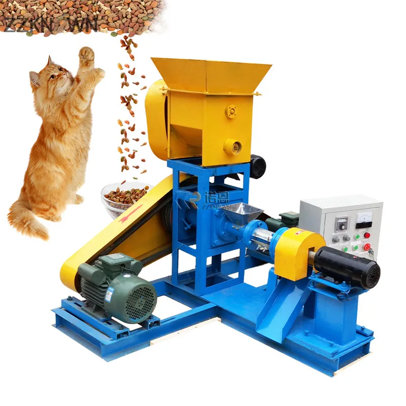 

Feed Processing Machines Pellet Floating Fish Feed Machine Extruder For Fish Pet Feed Multifunction Electric Granulator