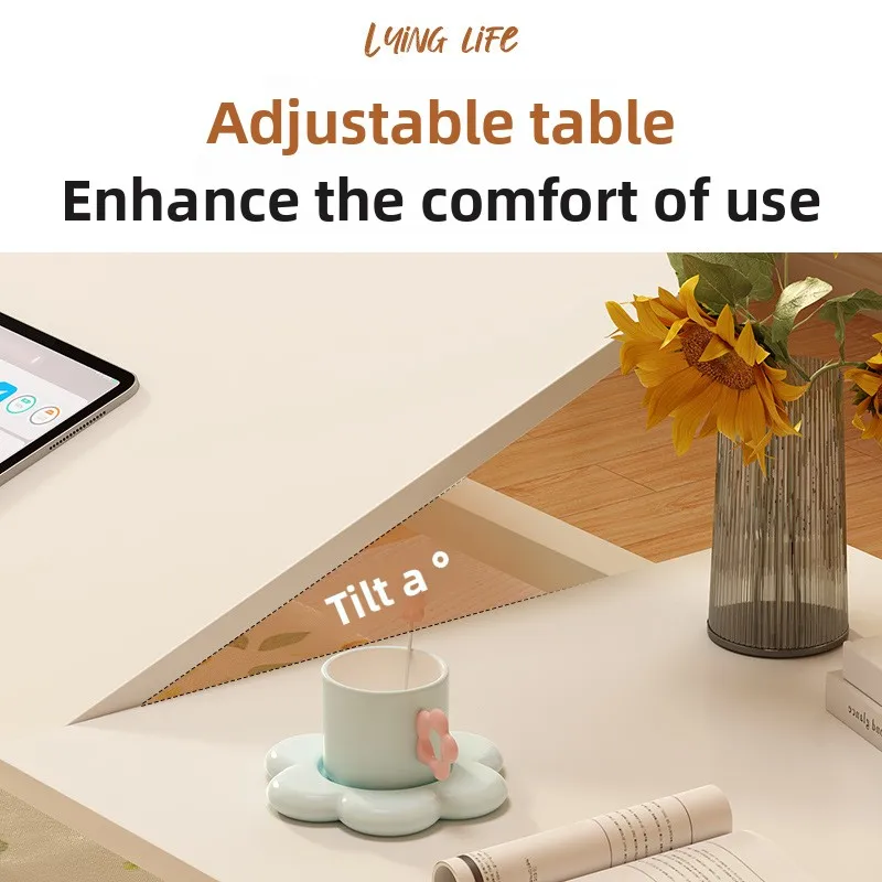 Bed Lazy Study Desk Removable Retractable Across Bed Table Bedroom Bedside Table Home Lift Computer Desk Adjustable Laptop Desk
