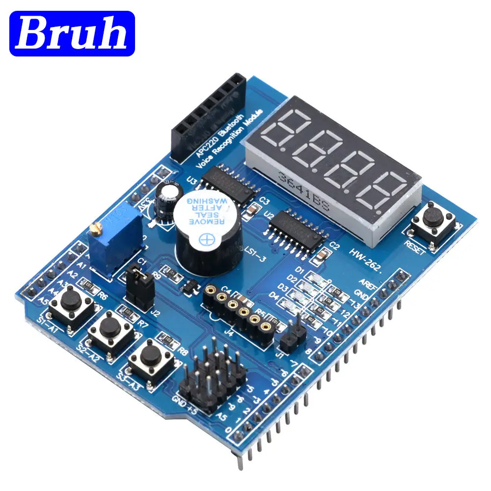 Multifunctional Expansion Board Kit Based Learning For Arduino UNO R3 Leonardo Mega2560 Servo Bluetooth Shield Multi-functional