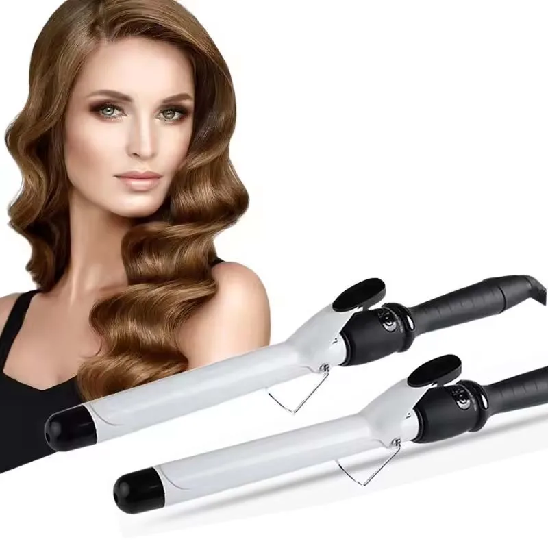 

Professional Hair Curler With LCD Display Smooth Automatic Iron Ceramic Heating Fluffy Curled Hair Rotating Design