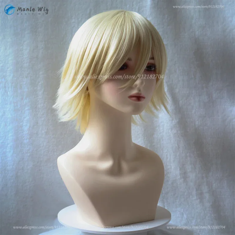 2025 В наличии Косплей Аниме Светло-русый Урахара Кисуке Парики Термостойкие синтетические волосы + шапочка для парика