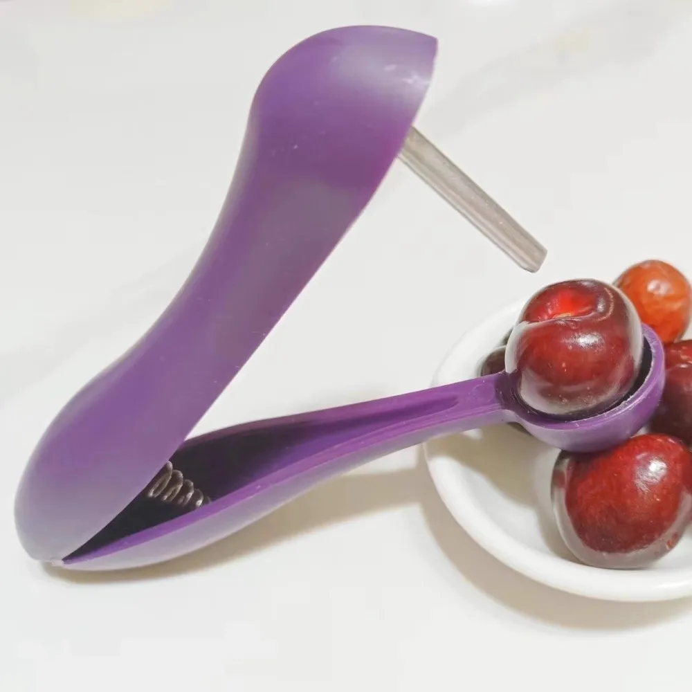 Quick Removal Cherry Pitter Tool Squeezing Function Handheld Olive Pit Stoner Easy Clean Kitchen Fruit Tool For Kitchen Use