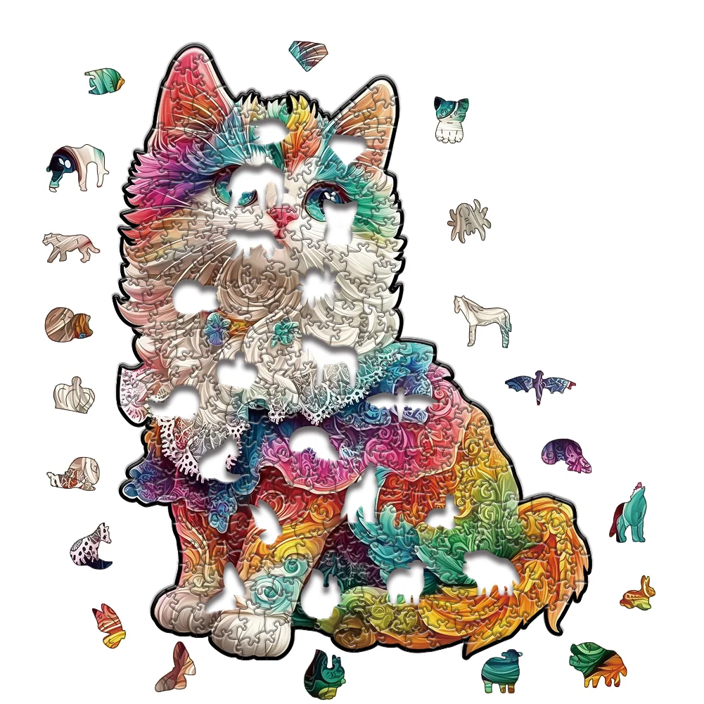 ثلاثية الأبعاد قطار الغابات الخشبية بازل قطع للكبار والأطفال 300 قطعة التحدي العالي التعليمية هدية الألعاب التفاعلية الألغاز الخشب