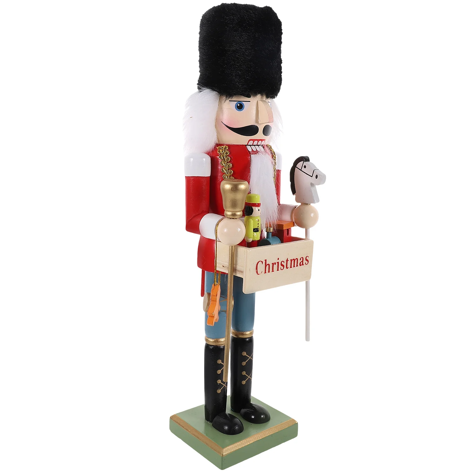 

Christmas Trees Decor Nutcracker Toys Inflatable Figure Soldier Ornament Decorations