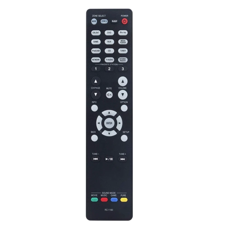 Best Remote Control RC-1183 Replace for Denon AV Receiver AVR-X2000 AVRX2000 AVR-E400