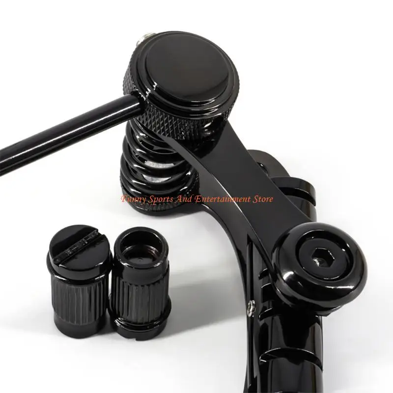 C4DE Guitar Bridge Pull Plate Guitar Bridge Stop Rod Tailpiece Guitar  Parts
