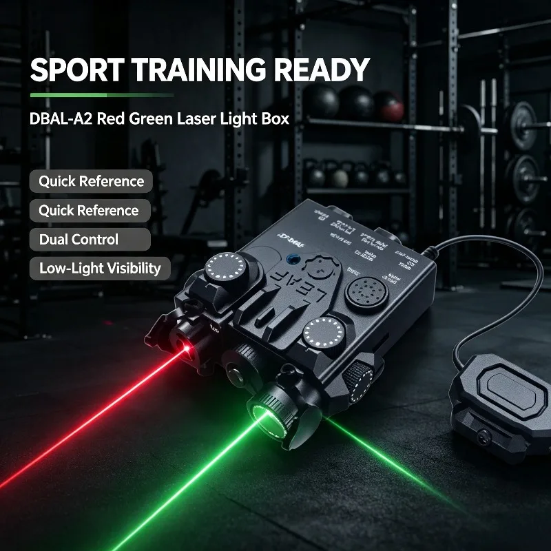 DBAL-A2 Adjustable Laser Box Red & Green Laser Light Modification Parts for M300/M600 Light Dual Control