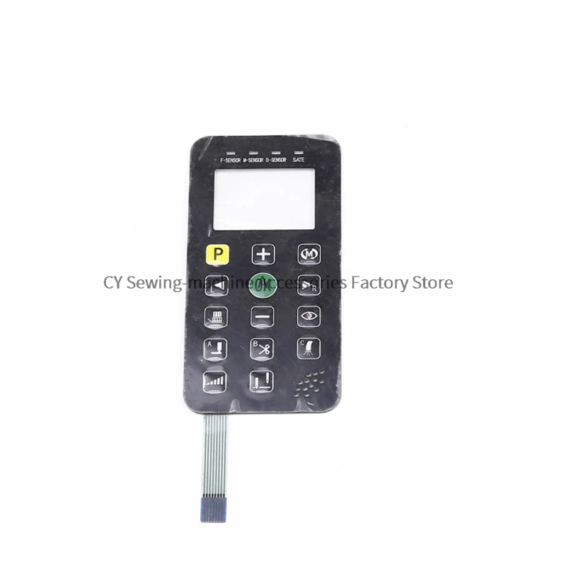1PCS New Operation Panel Board Sticker Membrane Film Keypad Button Paper for Maqi Sunsir X5S Overlock Industrial Sewing Machine