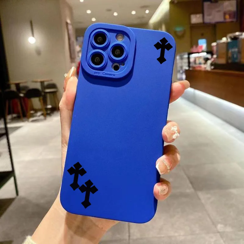 Autumn Vibes Cross Pattern iPhone Case – Soft Shockproof Cover — detail image 7