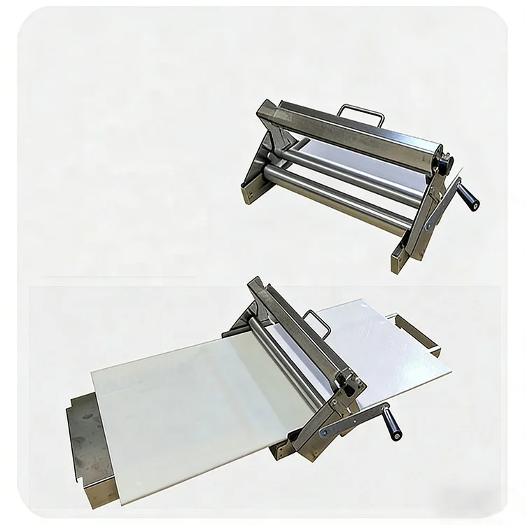 Stainless Steel Small Manual Dough Sheeter Roller Machine