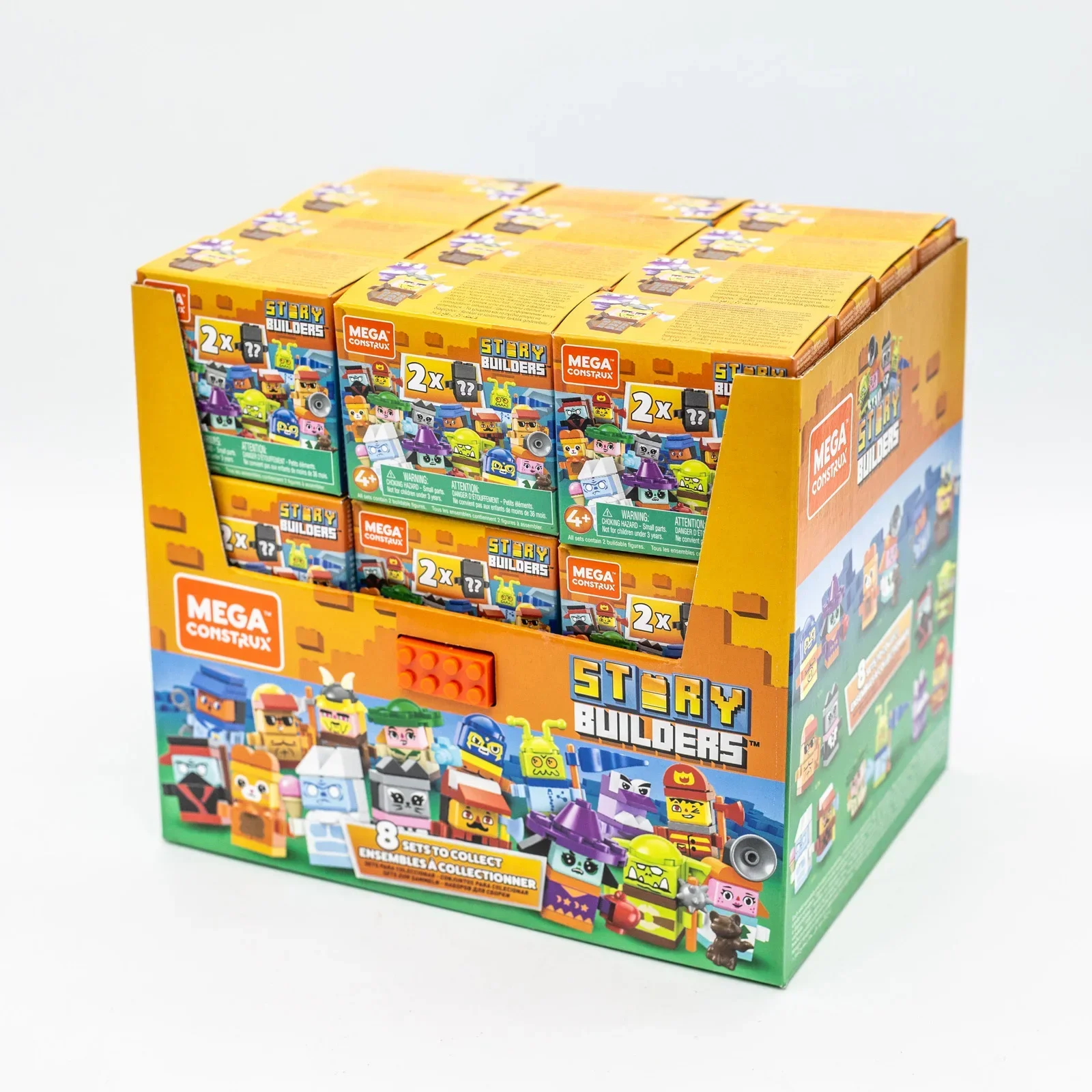 Megas Bloks Construx Story Builders 2x Mysterious Blind Box Gifts Toy Model Anime Figures Collect Ornaments