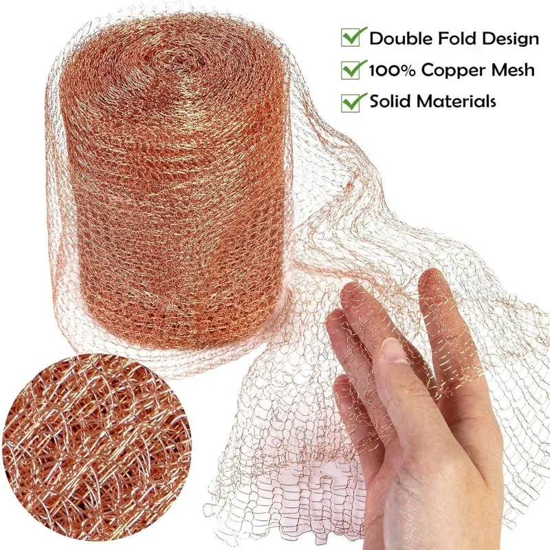 Copper Mesh Squirrel Repeller Outdoor Flexible Trap Anti-rat And Anti-Insect Animal Control Mesh For Garden Home