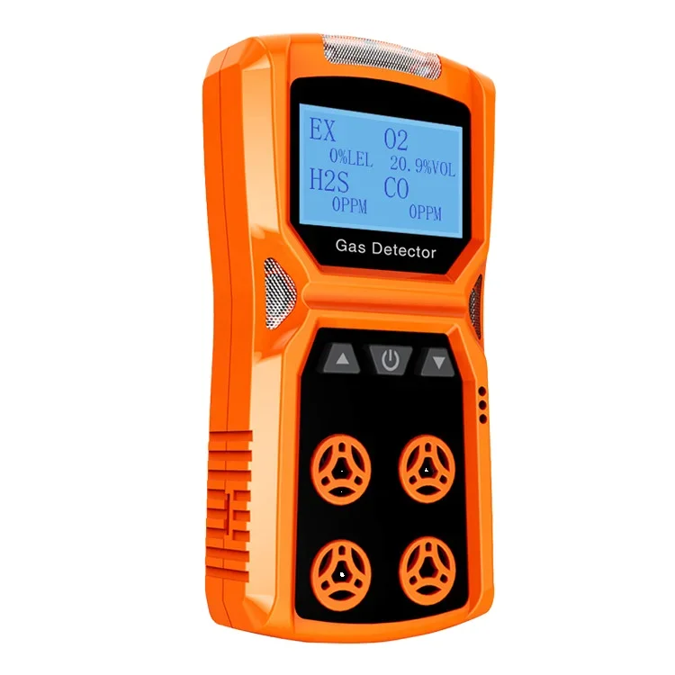 AIKESI ADKS-4 4 Gas Detector Alarm Combustible Gas Detector Carbon Monoxide Alarm Oxygen Meter Gas Leakage Detector