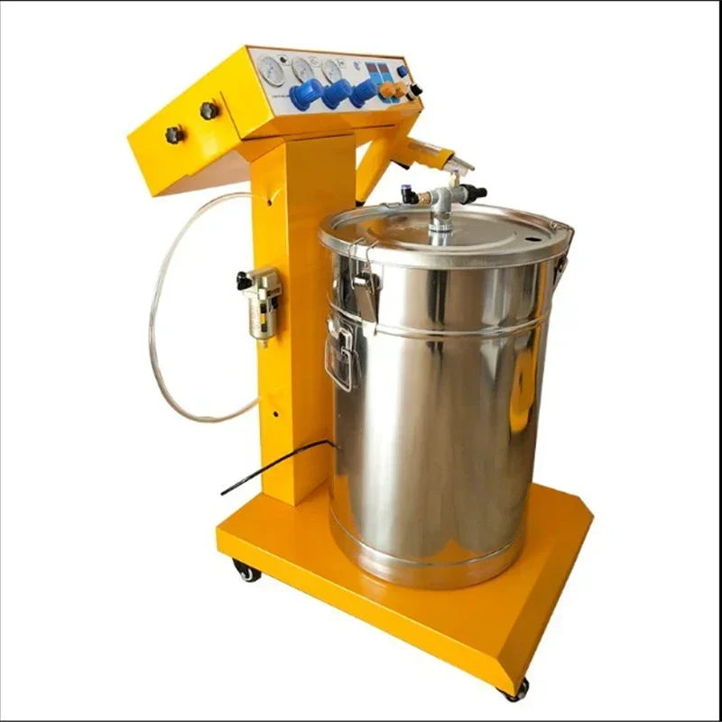 Portable Powder Paint Experiment System Electrostatic Coating machine  powder coating test gun