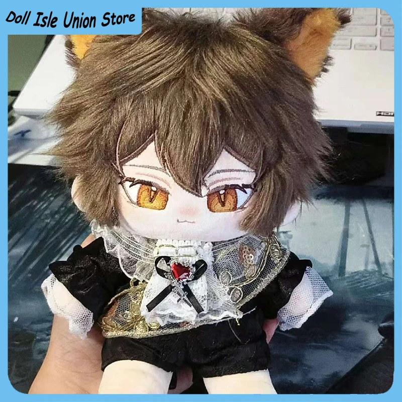 Handsome Anime Role Attribute Cotton Doll Normal Body Toys Plush Figure Stuffed Figurine Dress Up Plushie Pillow 20cm