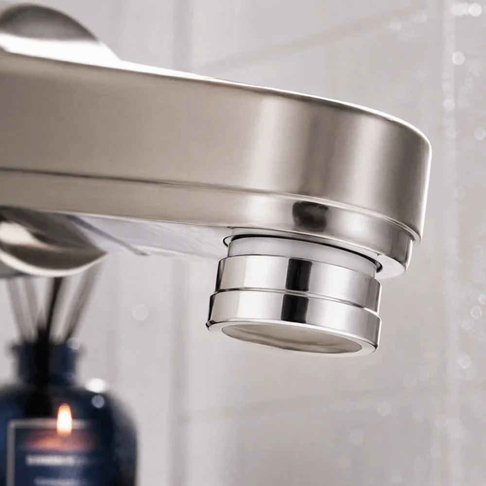 5‑1/4 Inch Bathtub Spout Solid Metal Rust‑Proof Metal Bathtub Spout Simple To Install Pull‑Down Style